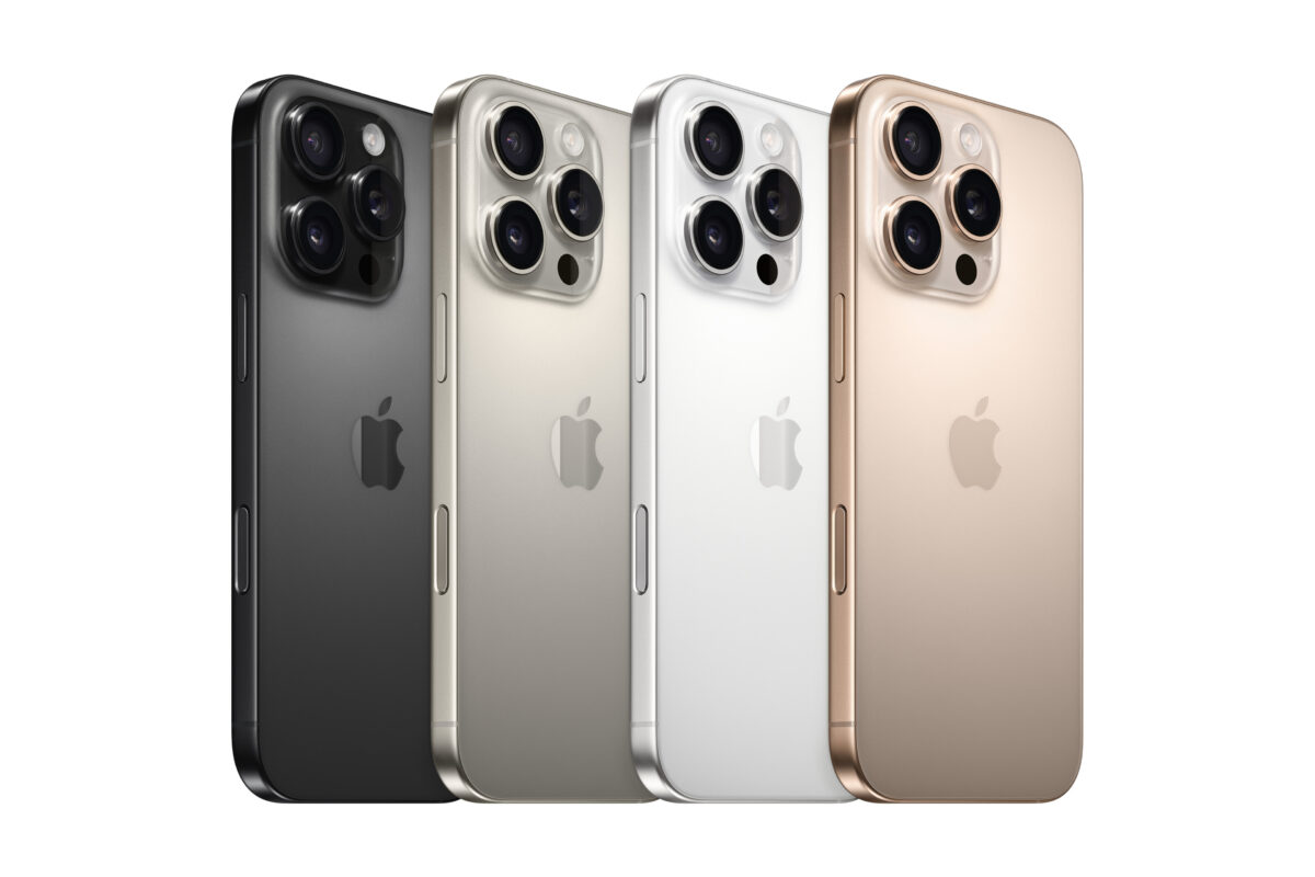 Apple Phone 16 Pro finish lineup