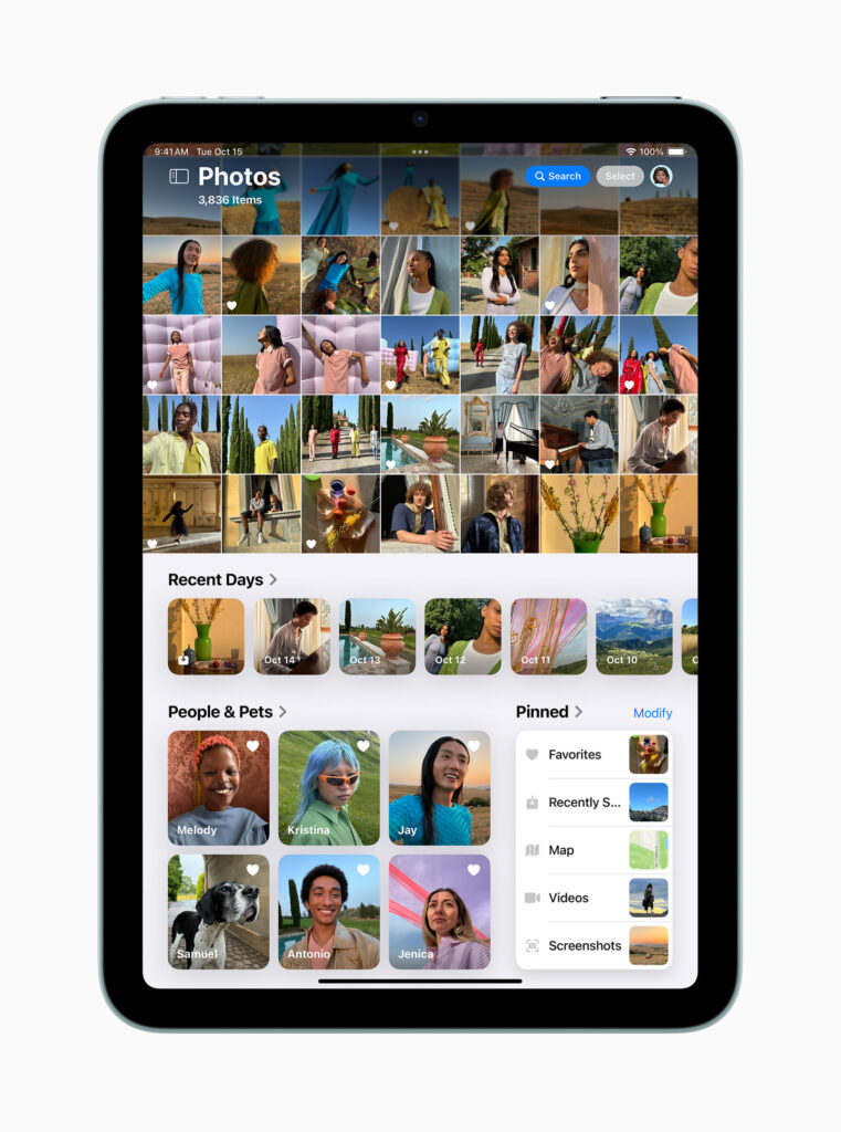 Apple iPad mini redesigned Photos 241015