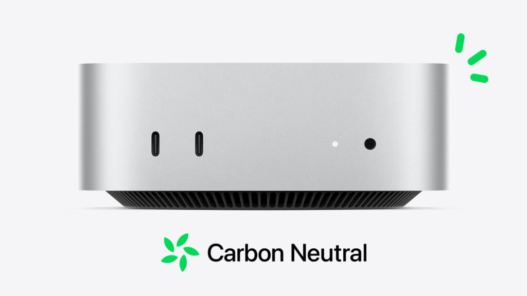 Apple Mac mini carbon neutral