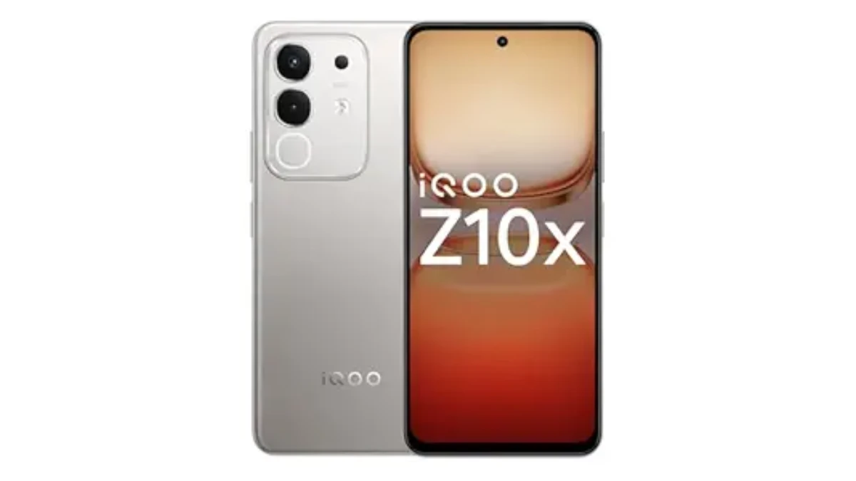 iQOO Z10x 5G (Titanium, 8GB RAM, 128GB Storage) | 6500 mAh Large Capacity Battery | Dimensity 7300 Processor | Military-Grade Certified Durability